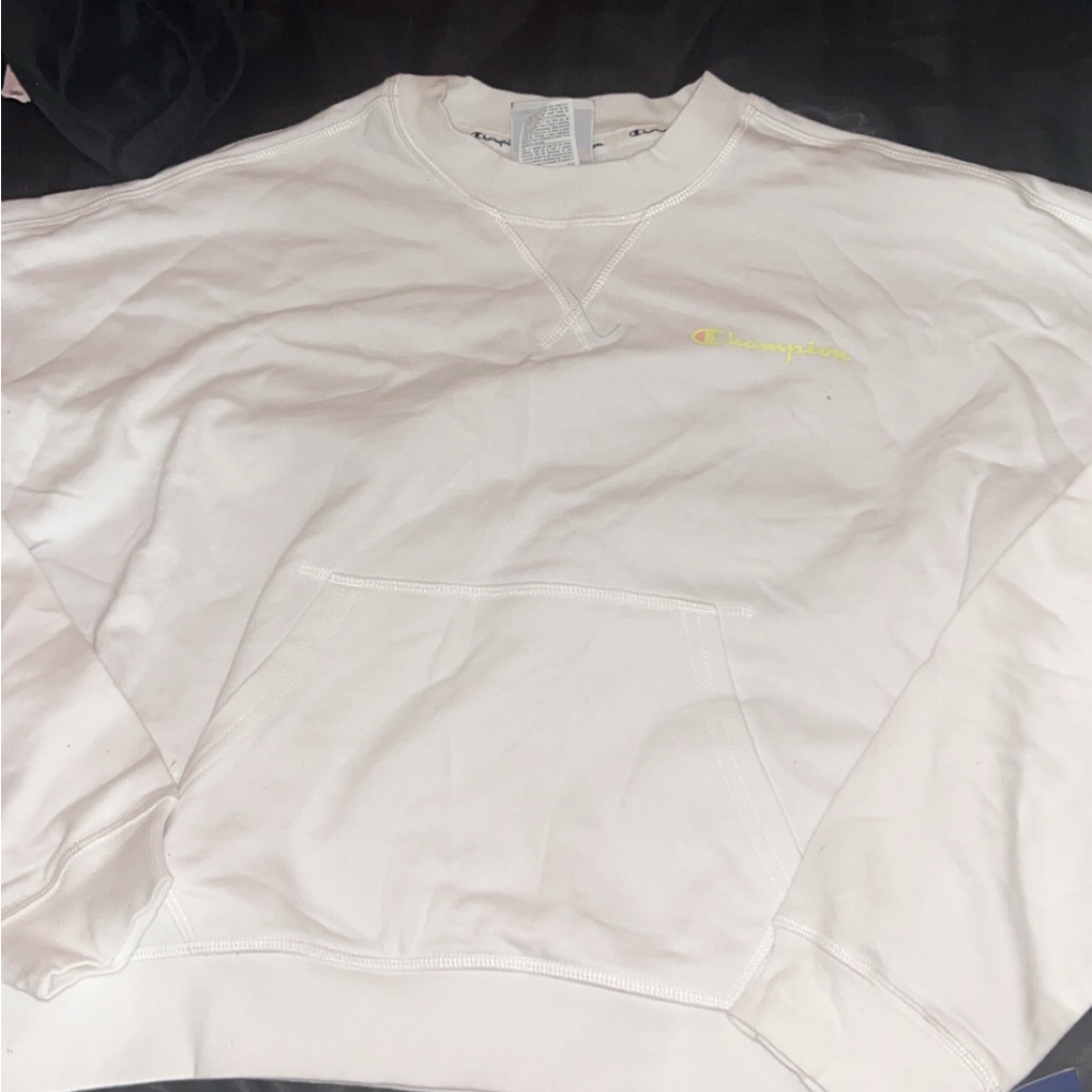 Champion Women’s White Crewneck Sweater